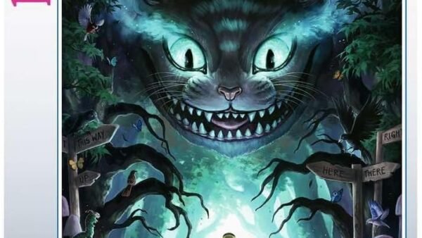 Ravensburger Puzzle - Disney Avontures met Alice in Wonderland 16733-Aventure avec Alice-1000 pièces, 16733, Bleu Sarcelle/Turquoise