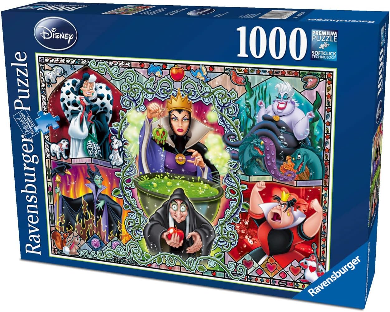 Ravensburger - 19252 - Puzzle Classique - Les Sorcières De Disney - 1000 Pièces