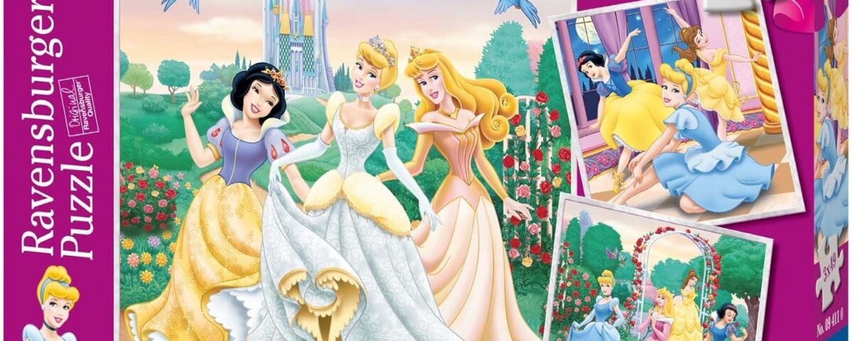 Ravensburger - Puzzle Enfant - Puzzles 3x49 p - Rêves de princesses - Disney Princesses - Dès 5 ans - 09411
