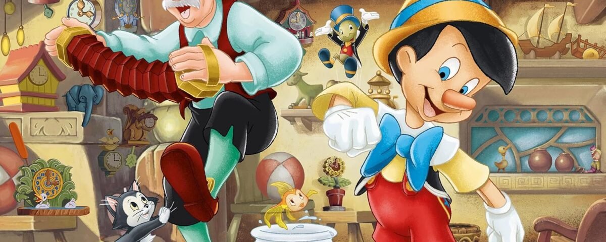 Ravensburger - Puzzle Adulte - Puzzle 1000 pièces - Pinocchio (Collection Disney) - Adultes et Enfants à partir de 14 Ans - Puzzle de qualité supérieure - Disney Classique - 12000108