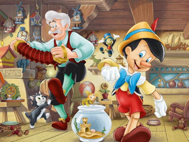 Ravensburger - Puzzle Adulte - Puzzle 1000 pièces - Pinocchio (Collection Disney) - Adultes et Enfants à partir de 14 Ans - Puzzle de qualité supérieure - Disney Classique - 12000108