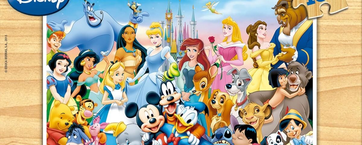 Educa - Puzzle en Bois pour Enfants avec 100 pièces | Puzzle Le Monde Merveilleux de Disney (12002)