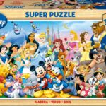 Educa - Puzzle en Bois pour Enfants avec 100 pièces | Puzzle Le Monde Merveilleux de Disney (12002)