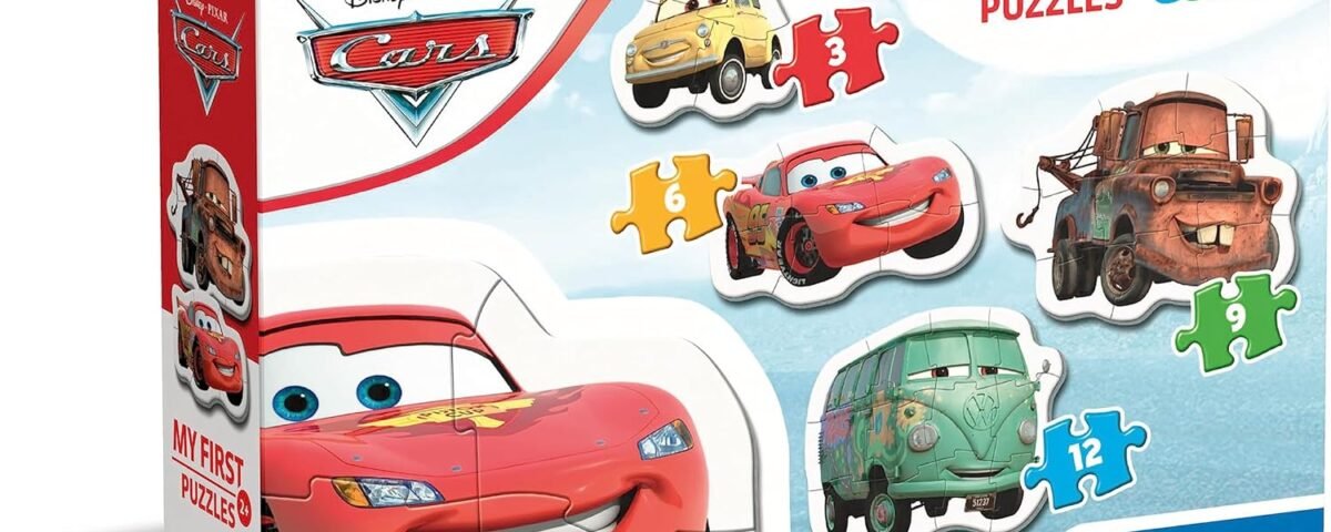 Clementoni - 20804 - Puzzle - My First - Cars - 3-6-9-12 Pièces
