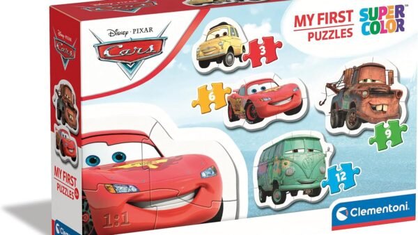 Clementoni - 20804 - Puzzle - My First - Cars - 3-6-9-12 Pièces