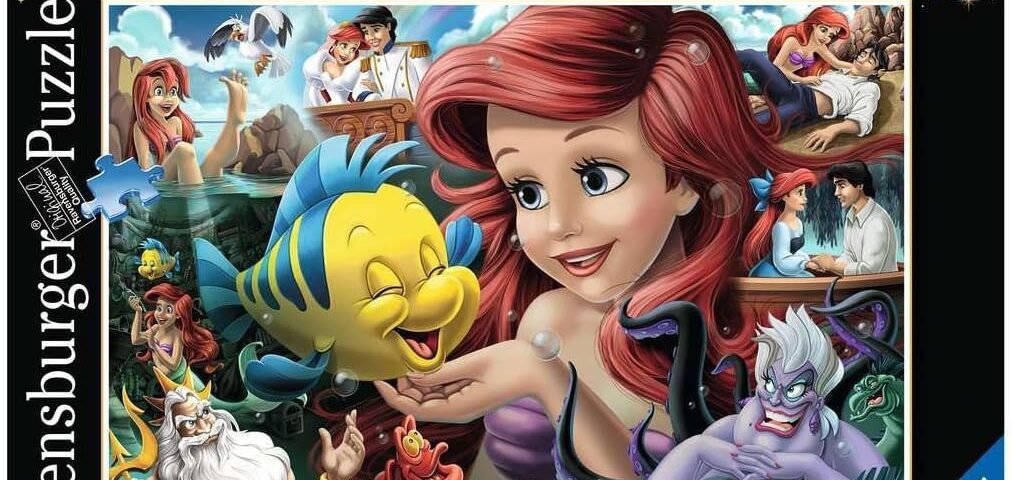 Ravensburger Disney Princess Heroines No.3 La Petite Sirène Puzzle de 1000 pièces pour Adultes et Enfants à partir de 12 Ans, 16963, Multicolore, 70 x 50 x 0,2 cm