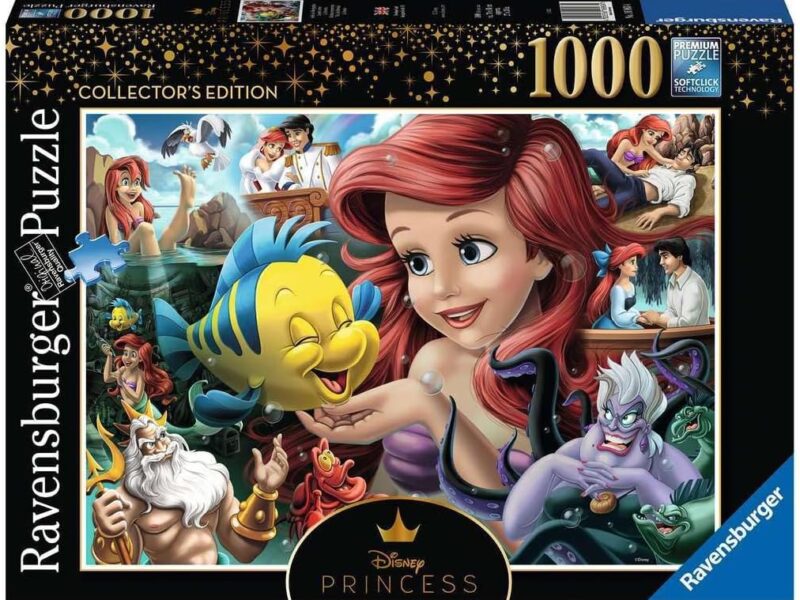 Ravensburger Disney Princess Heroines No.3 La Petite Sirène Puzzle de 1000 pièces pour Adultes et Enfants à partir de 12 Ans, 16963, Multicolore, 70 x 50 x 0,2 cm