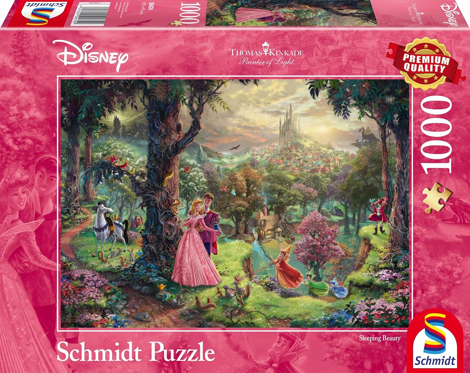 Schmidt Spiele CGS_59474 Thomas Kinkade Disney Puzzle, Multicolor