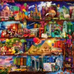 Ravensburger - 16685 - Puzzle Classique - Le Monde des Livres - 2000 Pièves