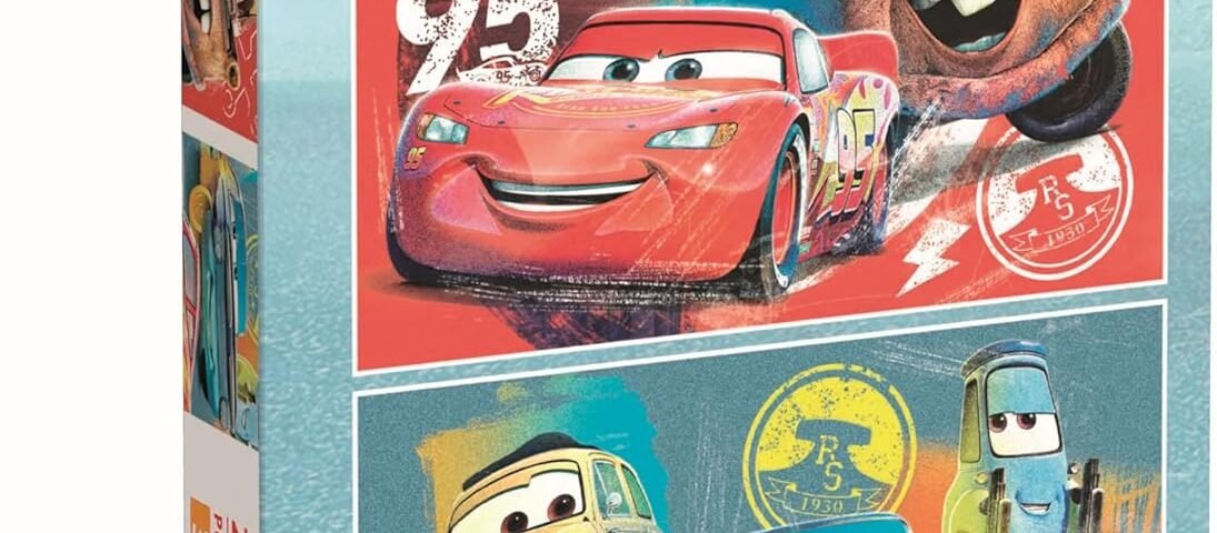 Clementoni Cars Disney Puzzle 2X20, Supercolor, Puzzle pour Enfants, Fabriqué en Italie, Multicolore, 24808