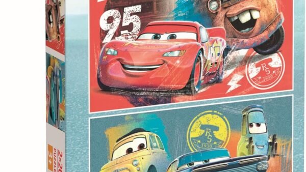 Clementoni Cars Disney Puzzle 2X20, Supercolor, Puzzle pour Enfants, Fabriqué en Italie, Multicolore, 24808