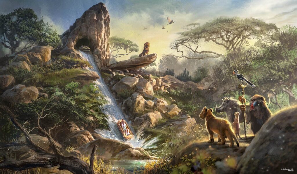 The Lion King themed area
