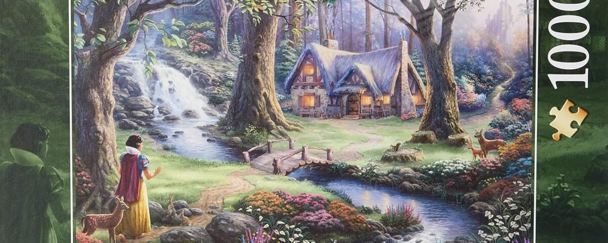 Schmidt Spiele CGS_59485 Disney Blanche-Neige Thomas Kinkade Puzzle, Multicolor, 693 x 493 mm