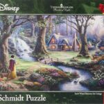 Schmidt Spiele CGS_59485 Disney Blanche-Neige Thomas Kinkade Puzzle, Multicolor, 693 x 493 mm