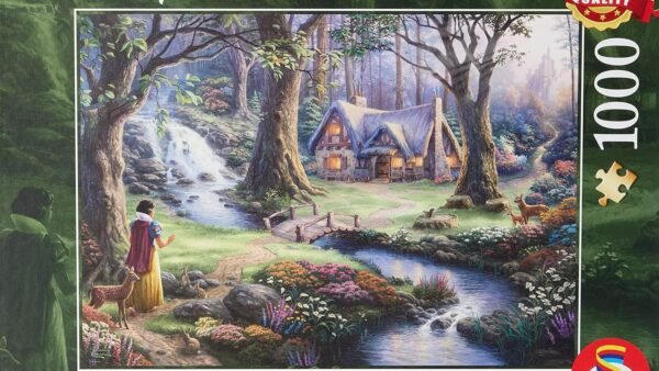 Schmidt Spiele CGS_59485 Disney Blanche-Neige Thomas Kinkade Puzzle, Multicolor, 693 x 493 mm