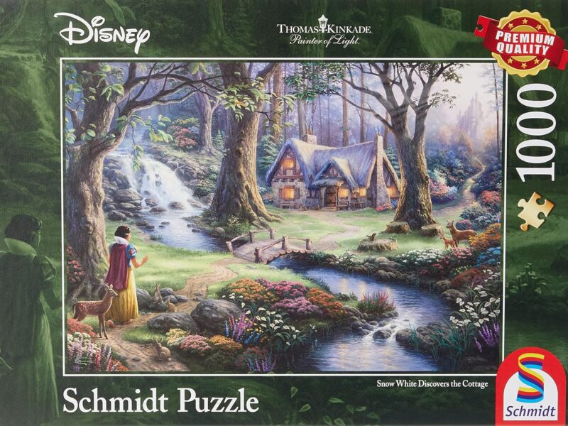 Schmidt Spiele CGS_59485 Disney Blanche-Neige Thomas Kinkade Puzzle, Multicolor, 693 x 493 mm