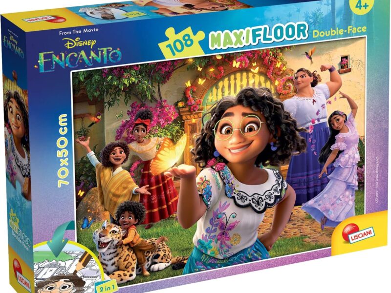 Liscianigiochi Disney Puzzle DF Maxi Floor 108 Encanto, 98187, Multicolore