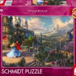 Schmidt Spiele 57369 Thomas Kinkade, Disney, Sleeping Beauty Dancing in The Enchanted Light, Puzzle de 1000 pièces
