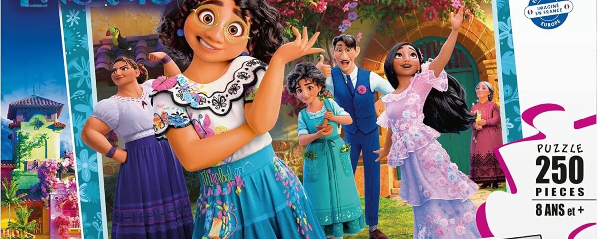 Nathan - Puzzle pour enfants - 250 pièces - La fantastique famille Madrigal - Pour enfants dès 8 ans - Puzzle de qualité supérieure - Carton épais et résistant - Disney - 86195