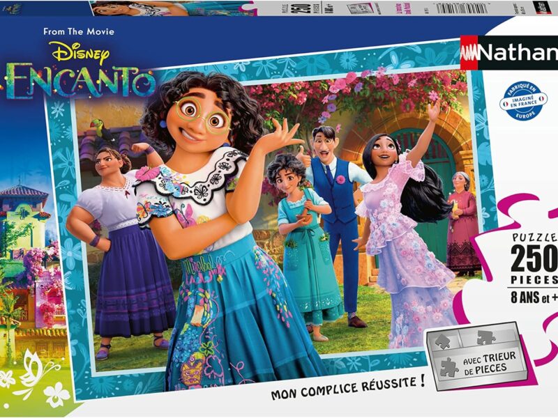 Nathan - Puzzle pour enfants - 250 pièces - La fantastique famille Madrigal - Pour enfants dès 8 ans - Puzzle de qualité supérieure - Carton épais et résistant - Disney - 86195