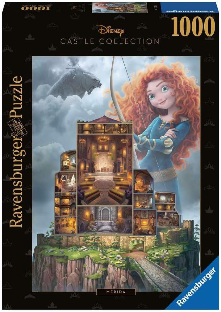 Ravensburger - Disney Castles Merida Jigsaw Puzzle, 1000pcs. 173358