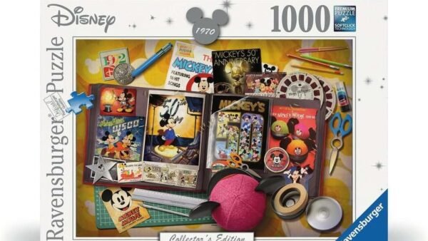 Ravensburger - Puzzle 1000 pièces - Anniversaire de Mickey 1970 - Adultes et Enfants dès 14 Ans - Puzzle de qualité supérieure - Disney - 17586