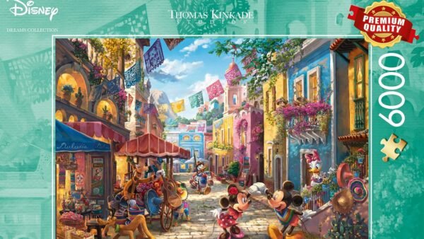 Disney, Mickey et Minnie au Mexique - 6000 pièces, Coloré