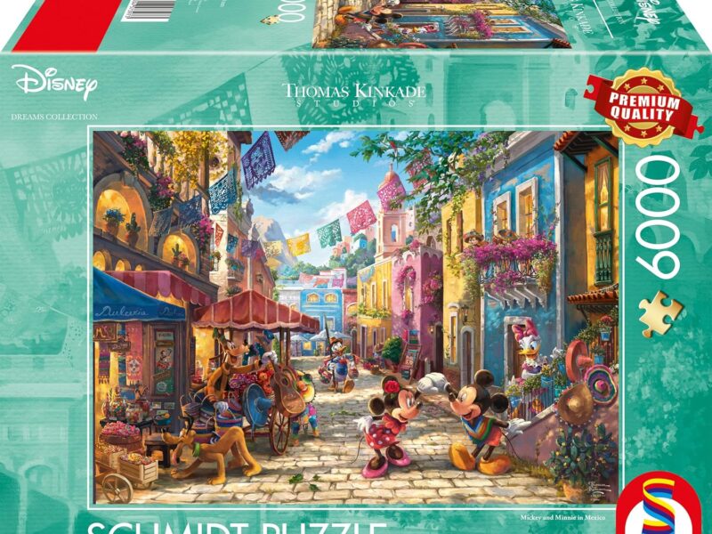 Disney, Mickey et Minnie au Mexique - 6000 pièces, Coloré
