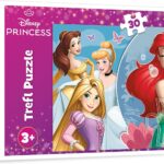 Trefl - Disney, Belle Journée de Princesses - Puzzle 30 Pièces - Puzzle Coloré avec Princesses de Disney, Divertissement Créatif, pour Les Enfants à partir de 3 Ans