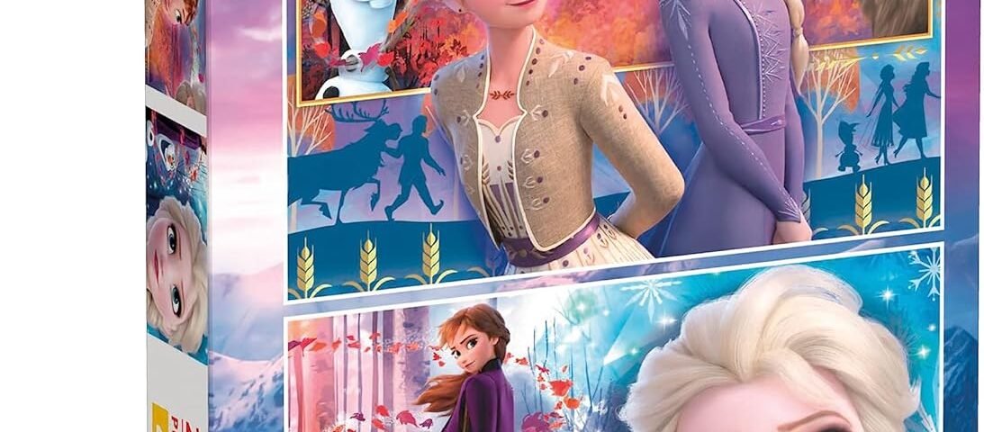 Clementoni - 21609 - Supercolor Puzzle - Disney La Reine des Neiges 2-2x60 pièces - Puzzle Enfant - boîte de 2 Puzzles (60 pièces) - fabriqué en Italie, 5 Ans et Plus