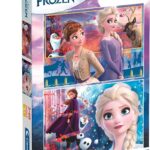 Clementoni - 21609 - Supercolor Puzzle - Disney La Reine des Neiges 2-2x60 pièces - Puzzle Enfant - boîte de 2 Puzzles (60 pièces) - fabriqué en Italie, 5 Ans et Plus