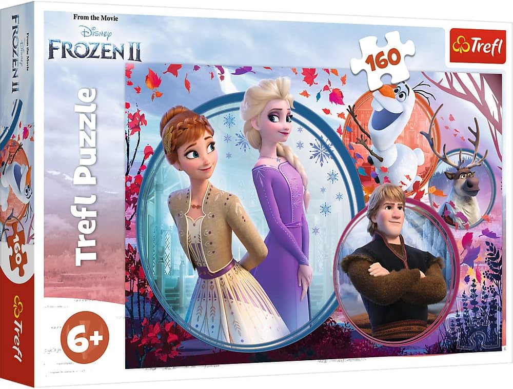 Puzzle 160 Frozen 2 Siostrzana przygoda