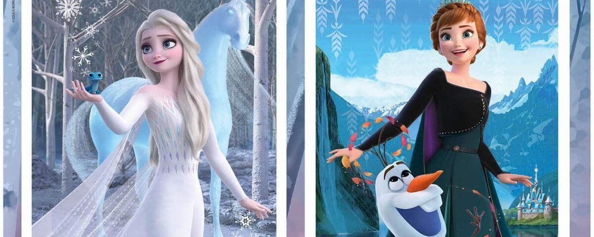 Educa - 2 Puzzles de 500 pièces pour Enfants et Adultes | Disney La Reine des Neiges. À partir de 11 Ans (19016)