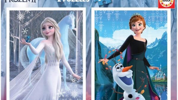 Educa - 2 Puzzles de 500 pièces pour Enfants et Adultes | Disney La Reine des Neiges. À partir de 11 Ans (19016)