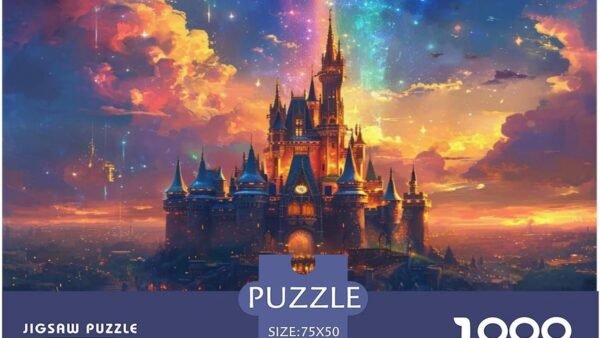 Château Puzzles 1000 Pièces pour Adultes Et Enfants - Jeux Durables Et Amusants À Partir De 12 Ans