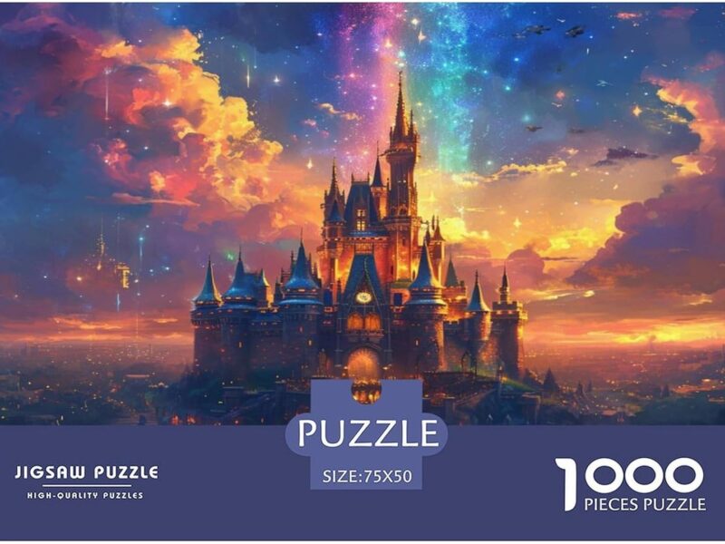 Château Puzzles 1000 Pièces pour Adultes Et Enfants - Jeux Durables Et Amusants À Partir De 12 Ans