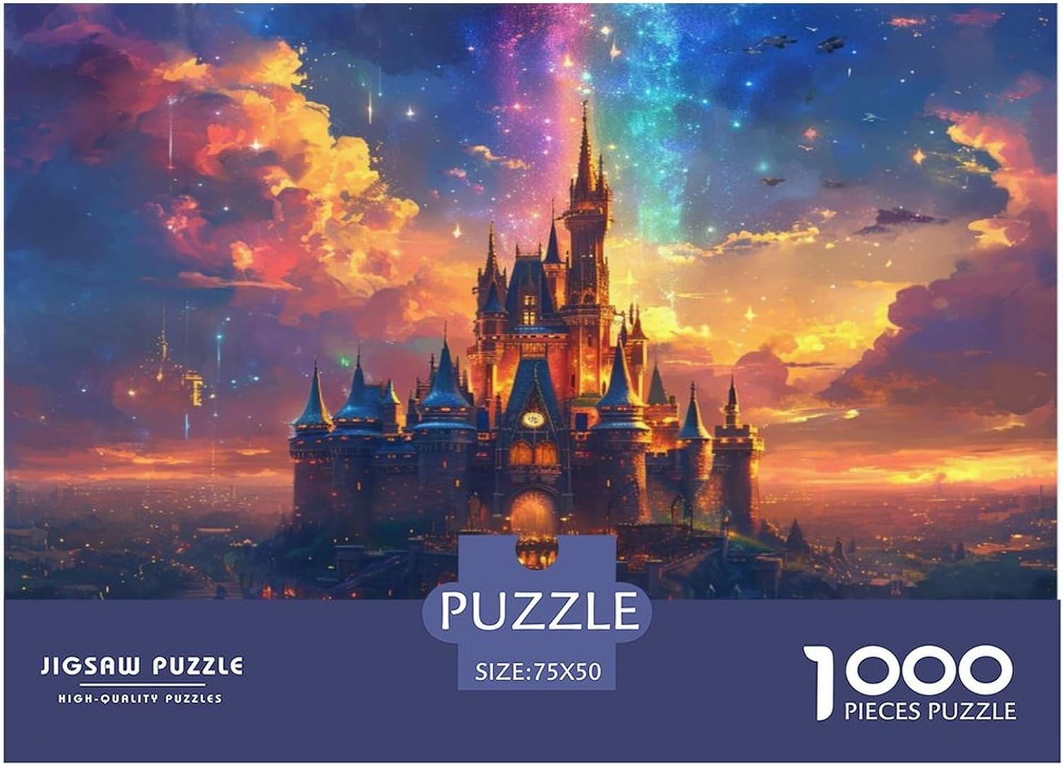 Château Puzzles 1000 Pièces pour Adultes Et Enfants - Jeux Durables Et Amusants À Partir De 12 Ans