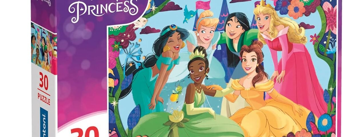 Clementoni- Disney Princess Supercolor Princess-30 Pièces, Enfants 3 Ans, Puzzle Dessin Animé-Fabriqué en Italie, 20276