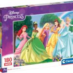 Clementoni Puzzle Super Princess 180 Pièces - Supercolor, Puzzle pour Enfants, Disney, Fabriqué en Italie, 29787