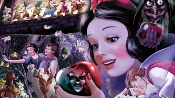 Ravensburger Disney Heroines Collection : Puzzle Blanche-Neige de 1000 pièces pour adultes – 12000454 – Outil fabriqué à la main, fabriqué en Allemagne, chaque pièce s'assemble parfaitement