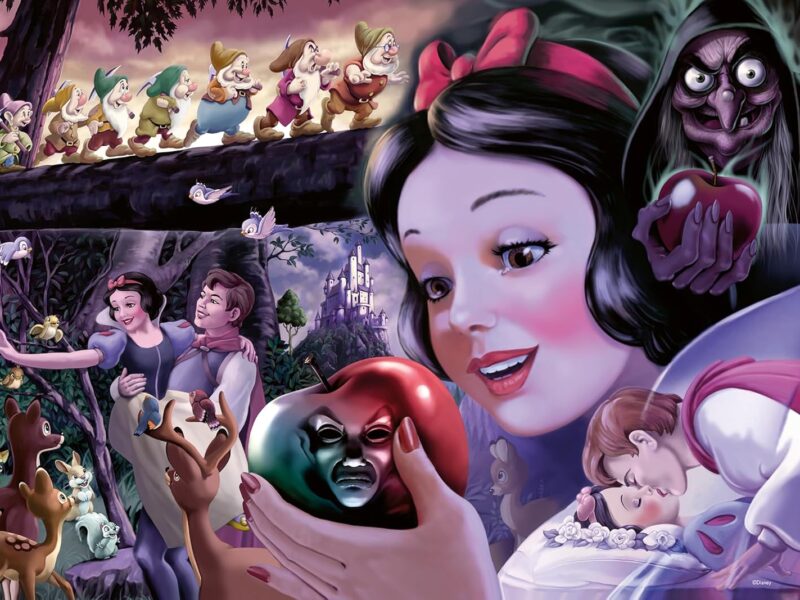 Ravensburger Disney Heroines Collection : Puzzle Blanche-Neige de 1000 pièces pour adultes – 12000454 – Outil fabriqué à la main, fabriqué en Allemagne, chaque pièce s'assemble parfaitement
