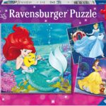 Ravensburger - Puzzle Enfant - Puzzles 3x49 p - Aventure des Princesses - Disney Princesses - Dès 5 Ans - 09350