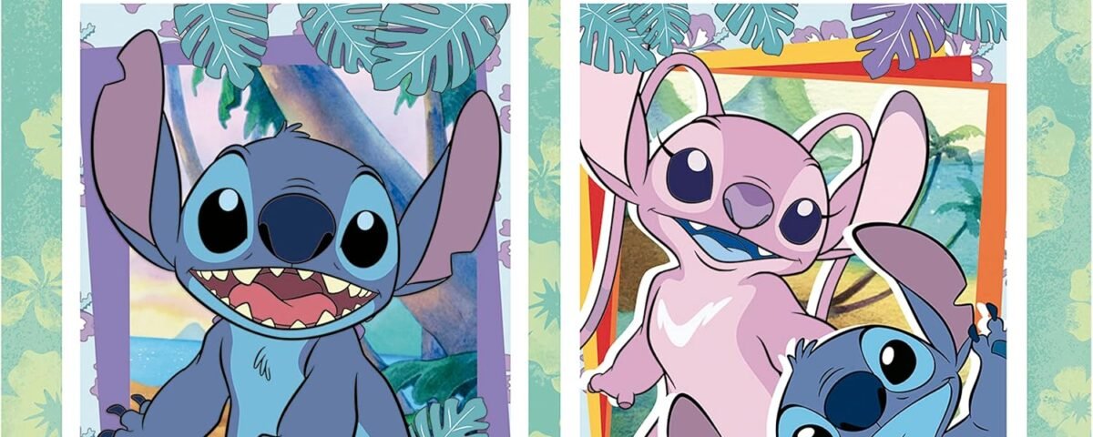 Educa - Lot de 2 Puzzles de 500 pièces chacun avec Images de Stitch. Dimensions : 34 x 48 cm. À partir de 11 Ans (19732)