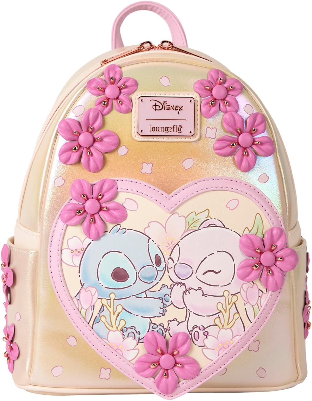Loungefly Disney Cute Stitch Mini sac à dos, Multicolore
