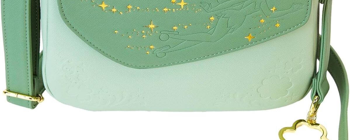 Loungefly Disney Fée Clochette Trèfle à 4 Feuilles Bandoulière, Multicolore