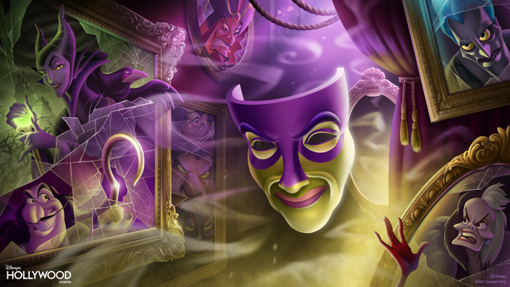 2024 wdw hollywood studios villain show rendering 1