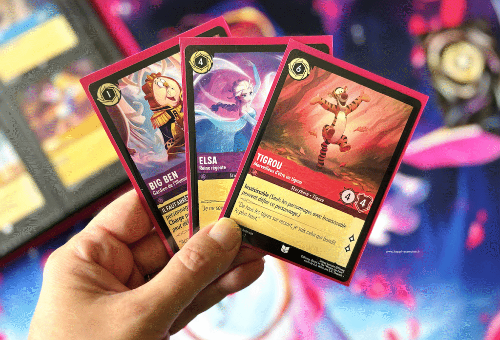 disney lorcana tcg exemple de cartes a collectionner jouer