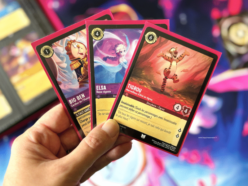 disney lorcana tcg exemple de cartes a collectionner jouer