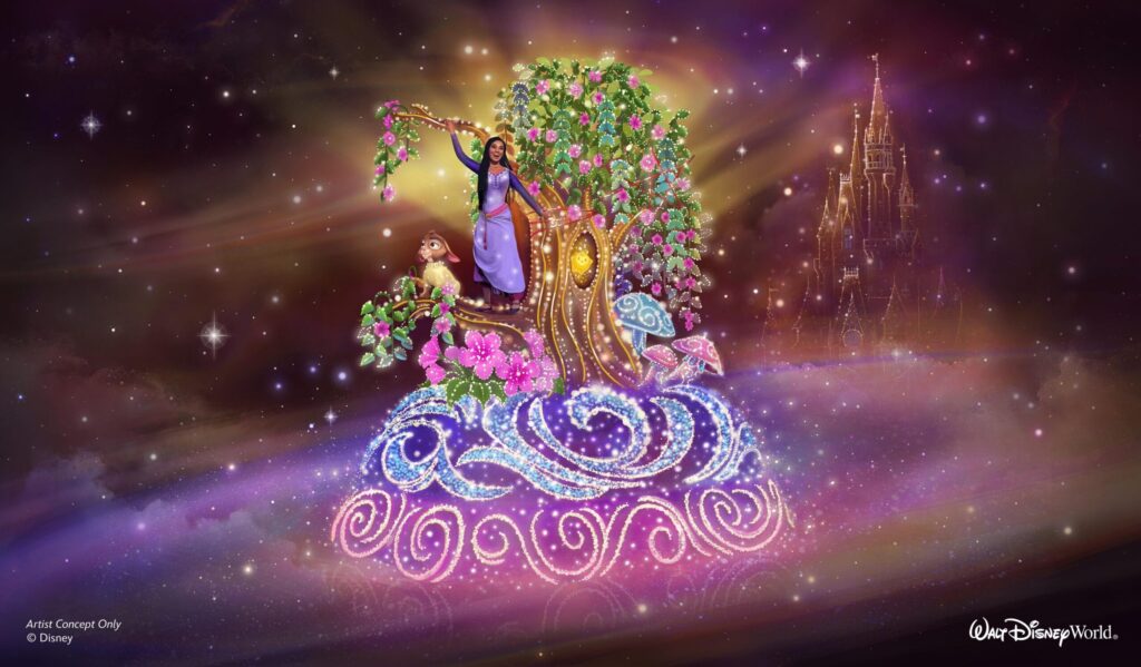 disney starlight dream the night away parade wish float concept art