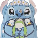 Loungefly Disney Happily Ever After Mini sac à dos Cendrillon, bleu, taille unique